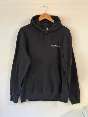 Blue Tomato Men's Pullover Hoodie Black Size L Loungewear Streetwear Skater